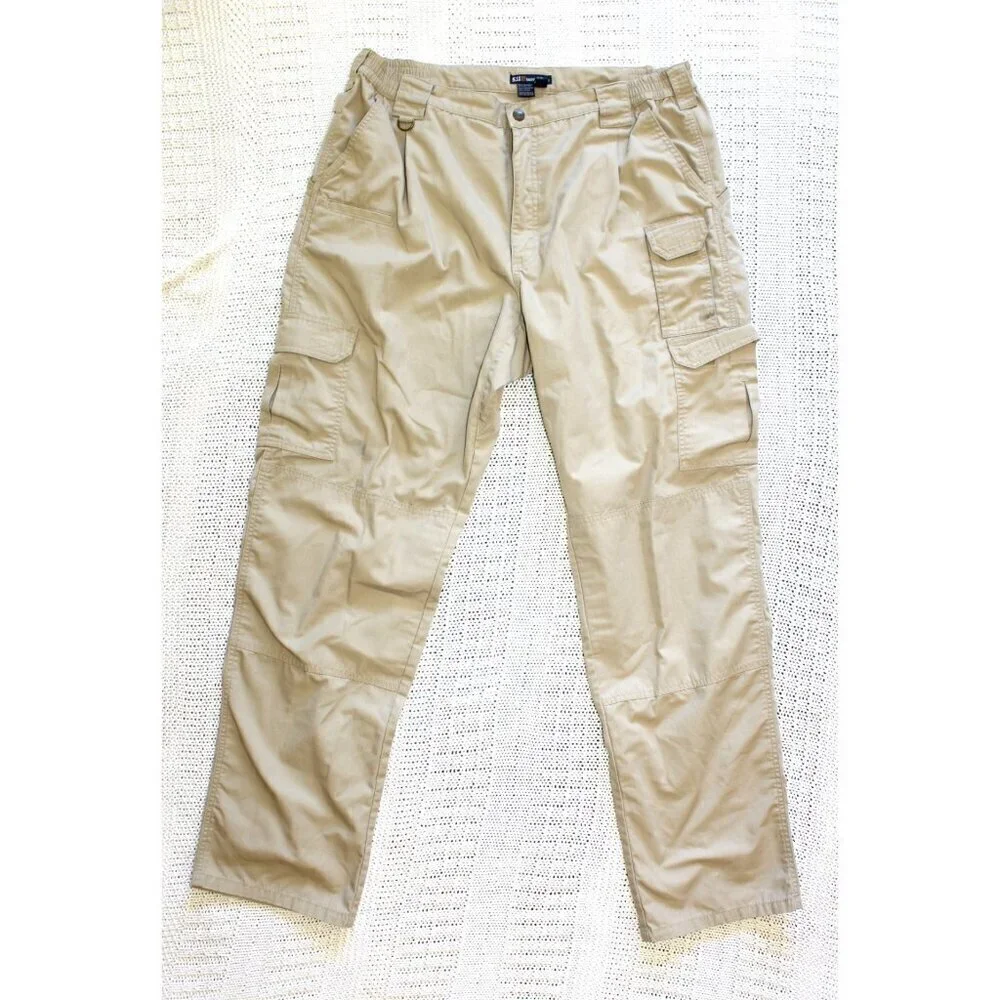 5.11 Men's ABR Pro Tactical Cargo Pants Size 40/36 Khakis Pockets Outdoor Work